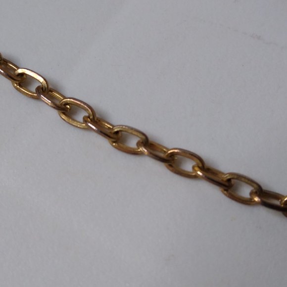 Vintage Decorative Long Metal Chain Necklace 40 Inches - Picture 4 of 14